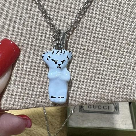 gucci ha ha ha necklace.